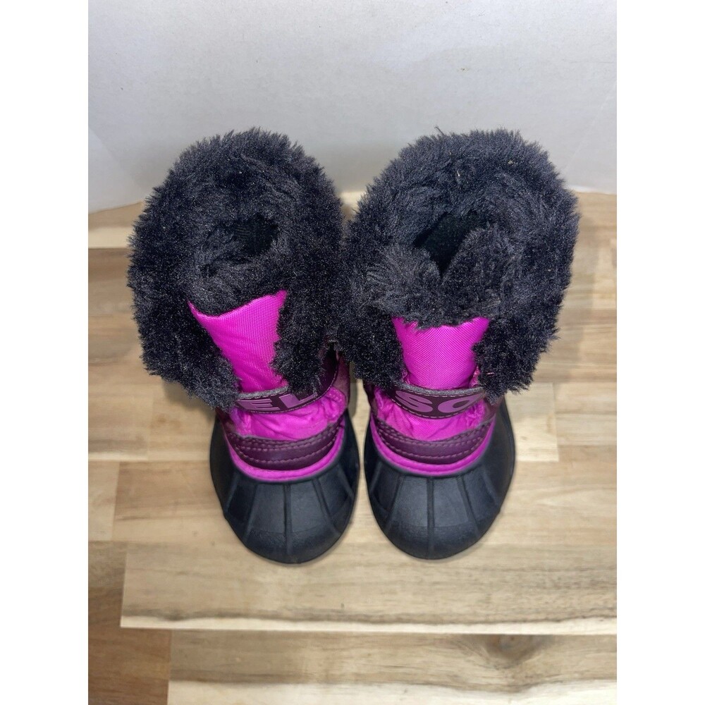 SOREL Snow Commander Toddler Boot NV1960-562 Orchid Pink Flare Size 6 - Picture 5 of 11